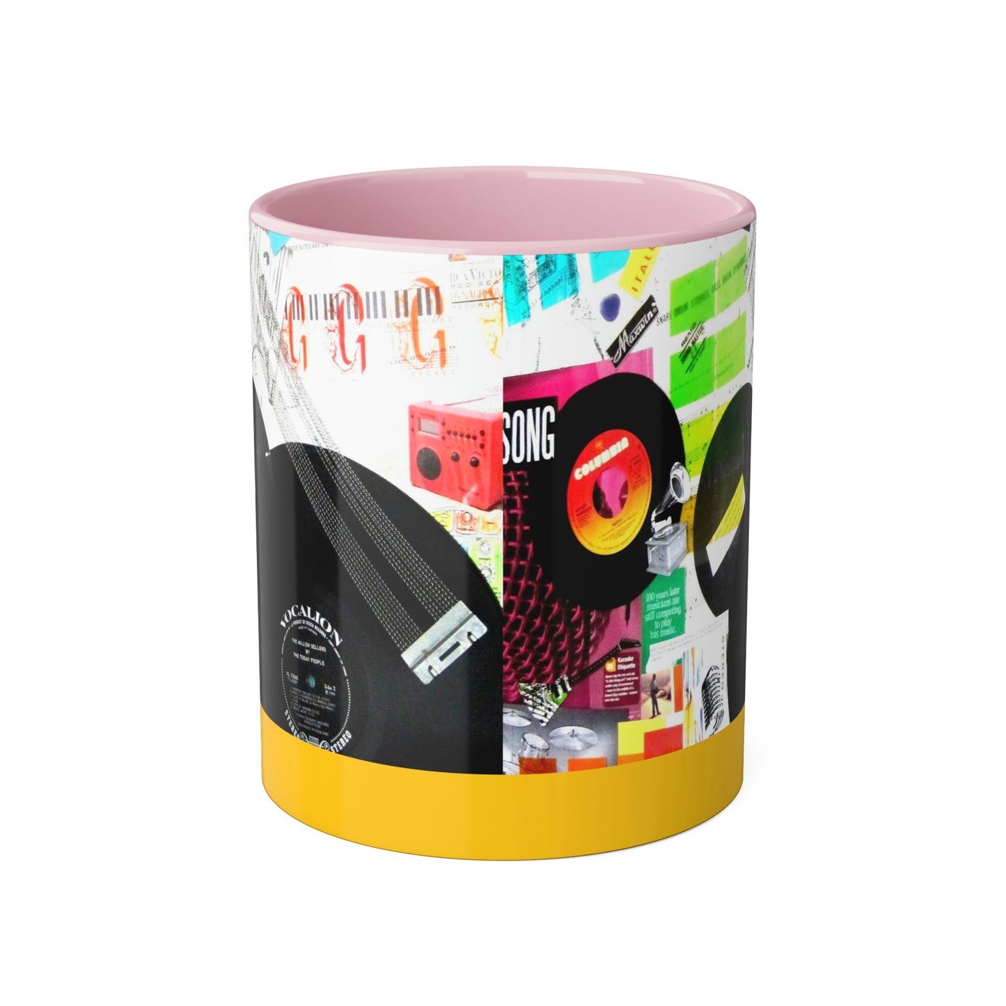 My Music Diary - Accent Mugs, 11oz ~ Sharon Dawn Collection - Limited Edition