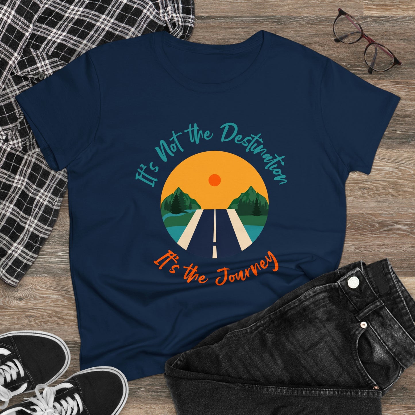 Journey - Women's Midweight Cotton Tee ~ Sharon Dawn Collection