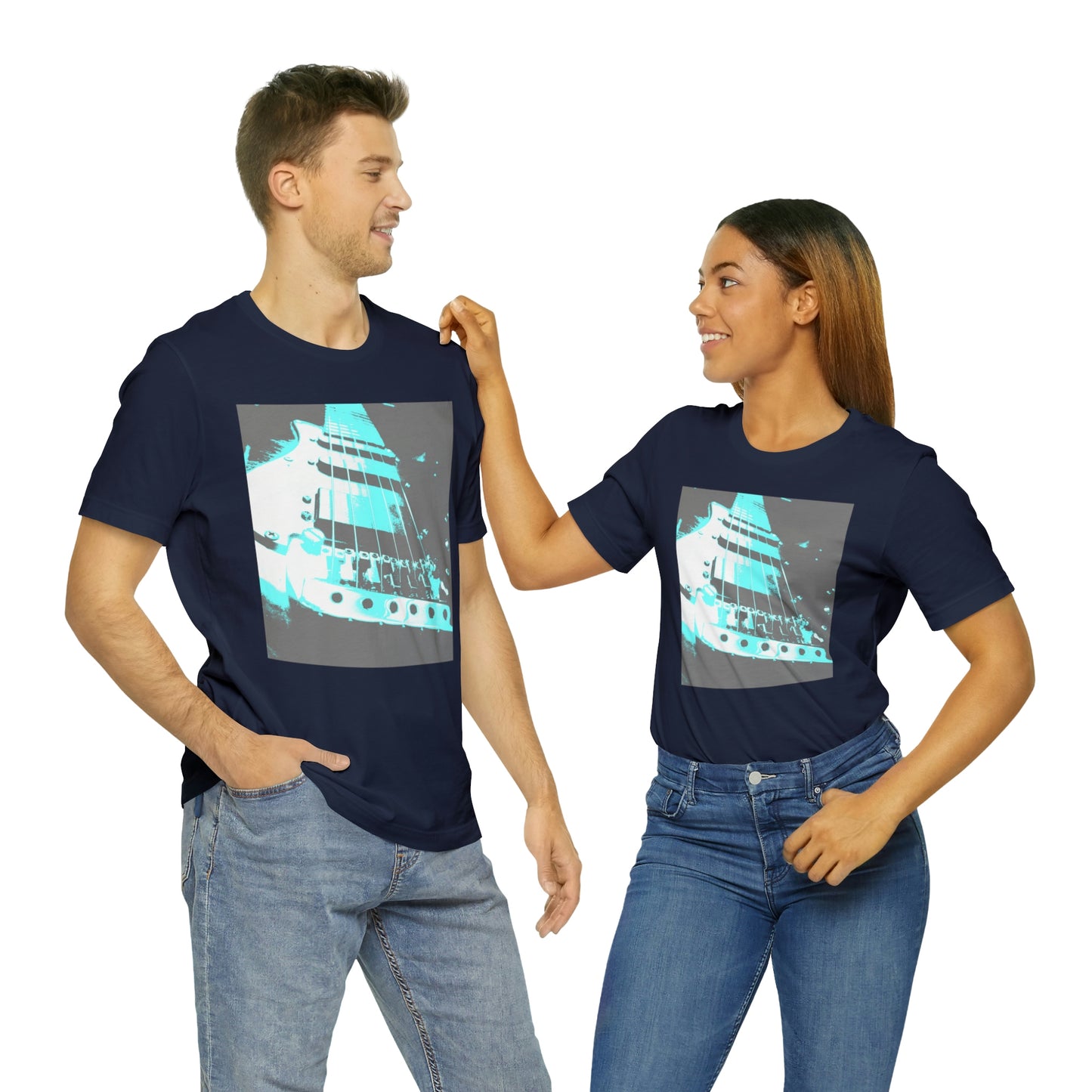 Blue Guitar - Unisex Jersey Short Sleeve Tee ~ Sharon Dawn Collection