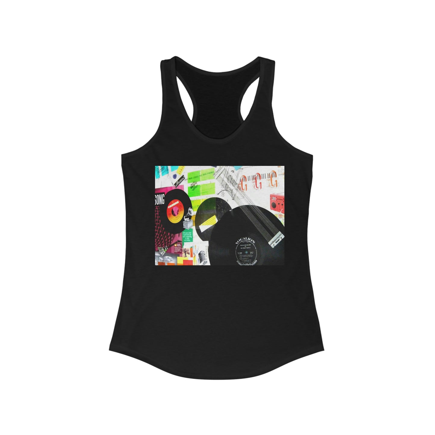 My Music Diary - Women's Ideal Racerback Tank ~ Sharon Dawn Collection