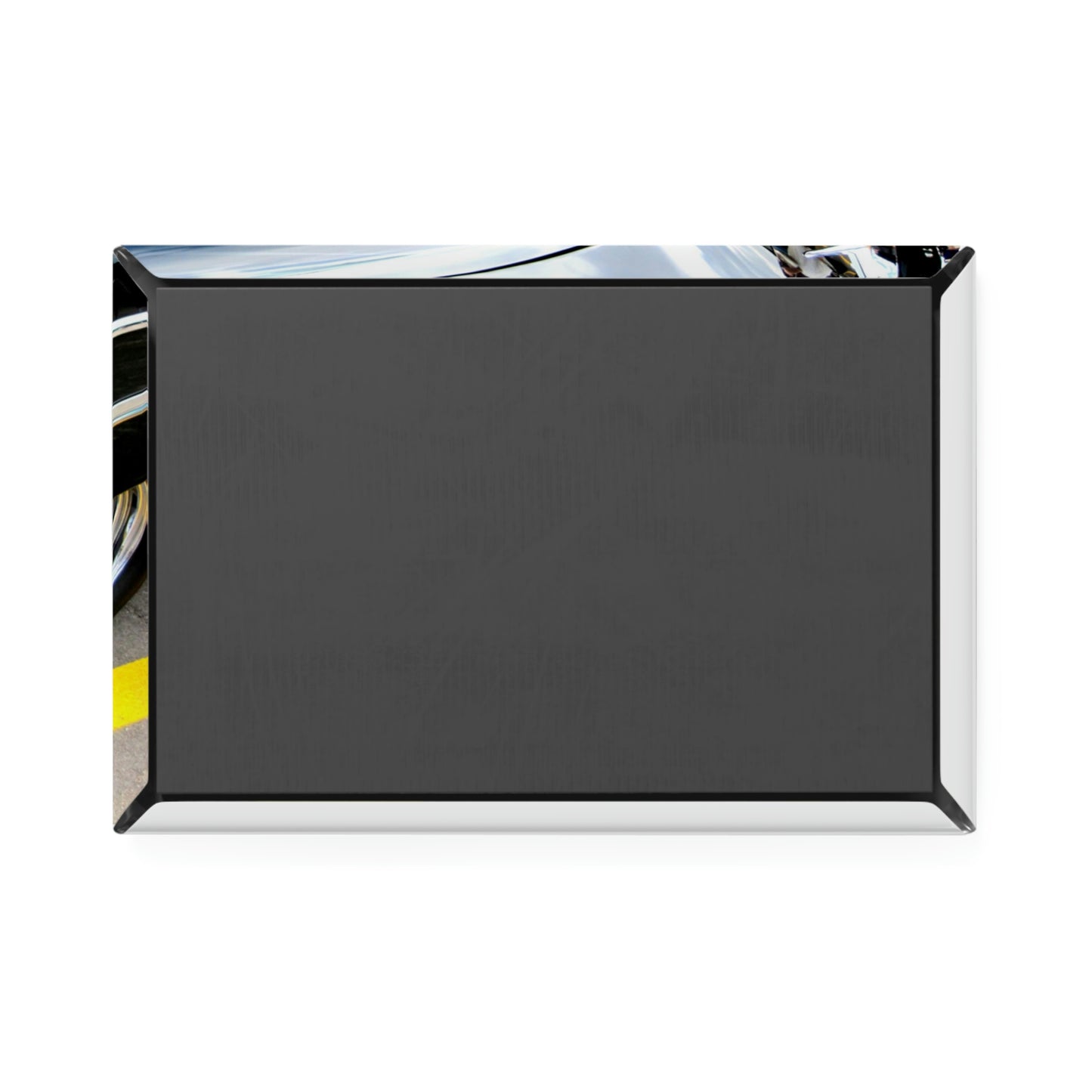 Black Chevrolet - Button Magnet, Rectangle ~ Sharon Dawn Collection