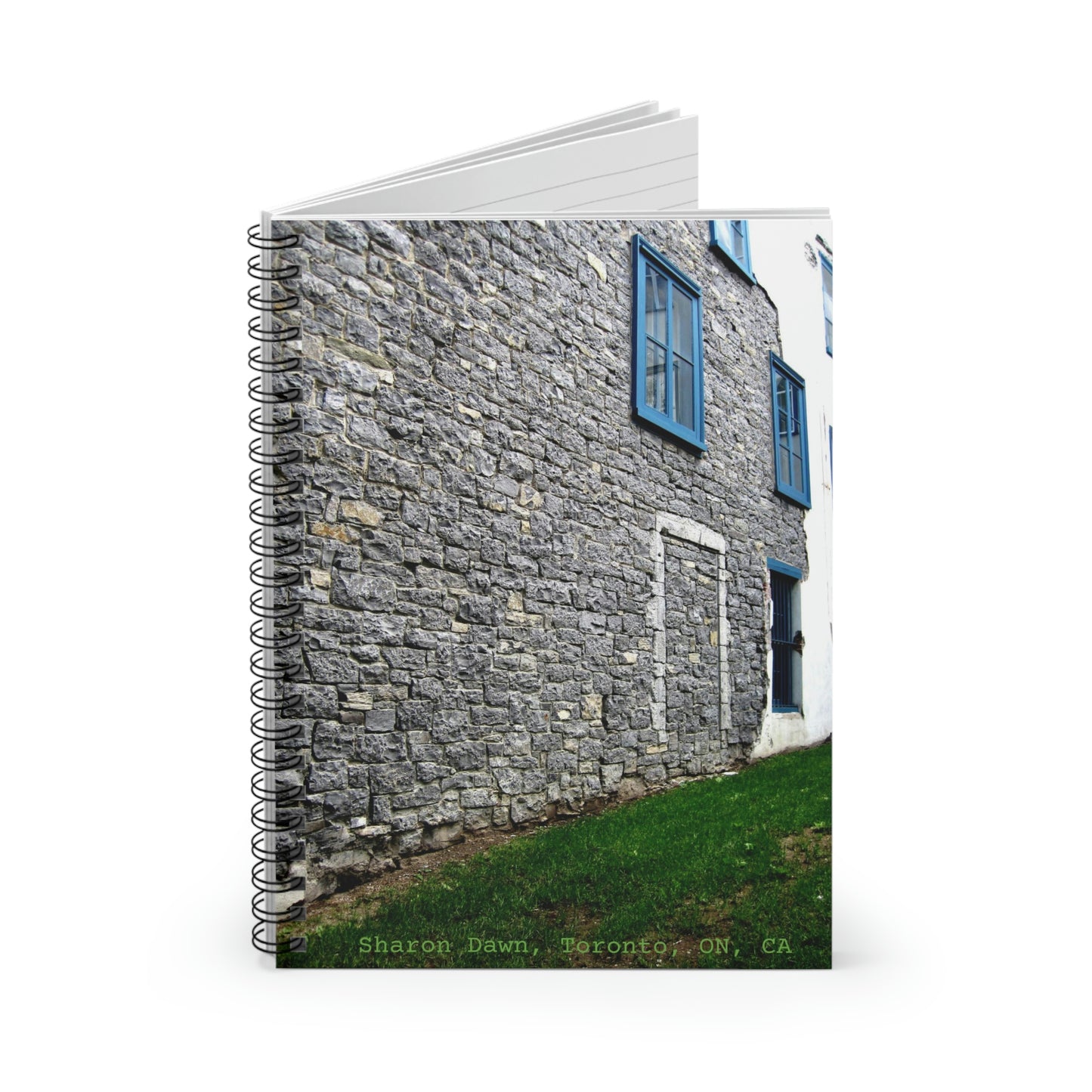 Rustic Wall - Spiral Notebook - Ruled Line ~ Sharon Dawn Collection