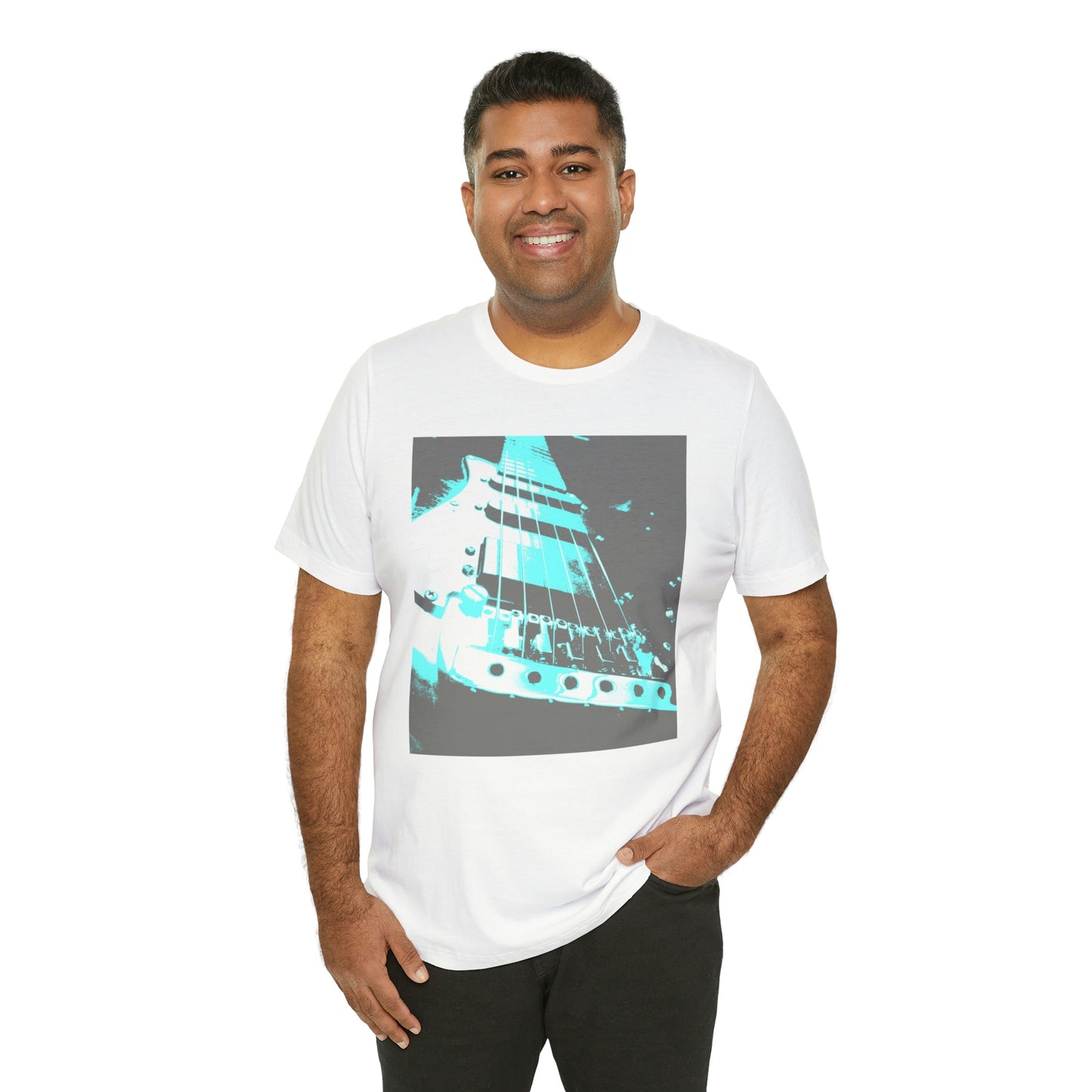 Blue Guitar - Unisex Jersey Short Sleeve Tee ~ Sharon Dawn Collection