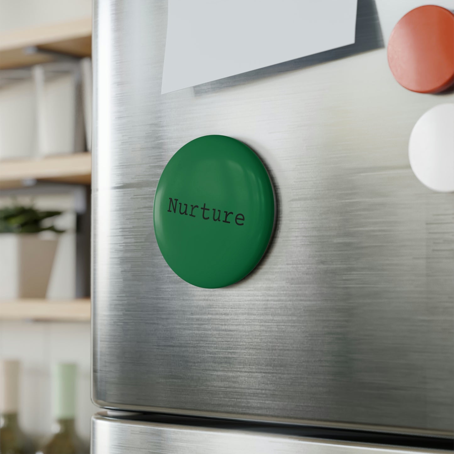 Nurture - Button Magnet, Round ~ Sharon Dawn Collection