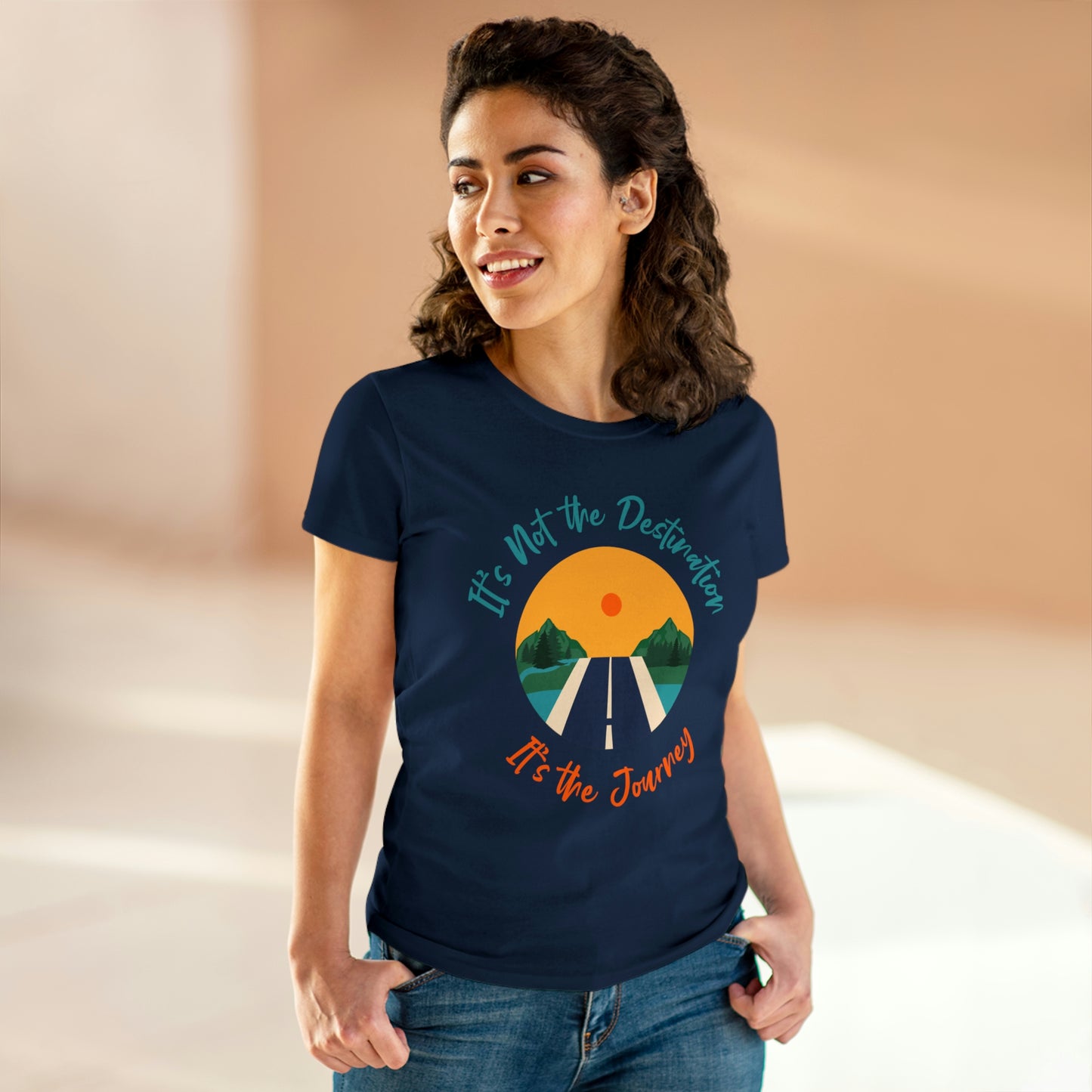 Journey - Women's Midweight Cotton Tee ~ Sharon Dawn Collection