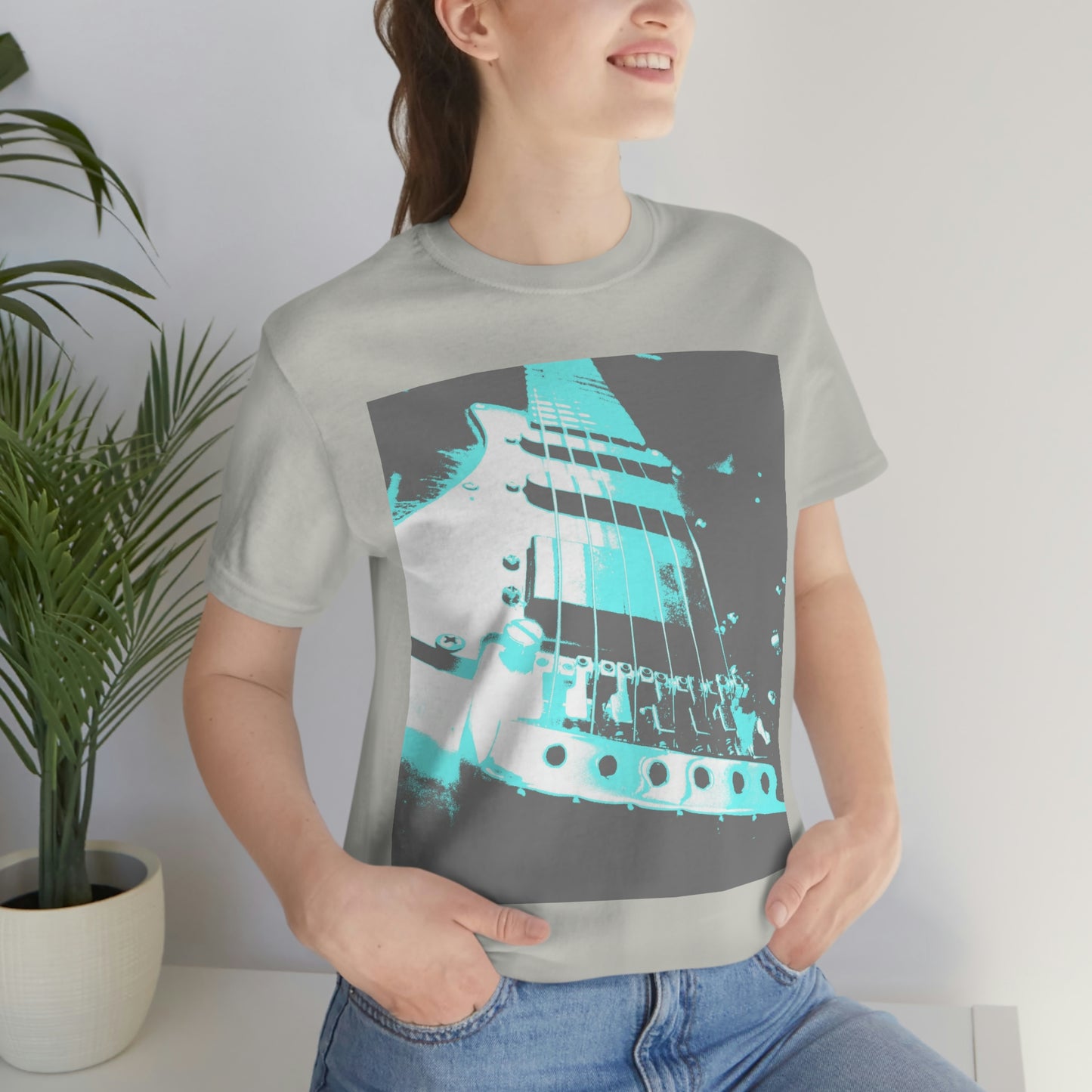 Blue Guitar - Unisex Jersey Short Sleeve Tee ~ Sharon Dawn Collection