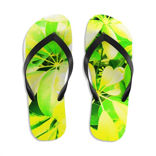Plants - Unisex Flip-Flops ~ Sharon Dawn Collection