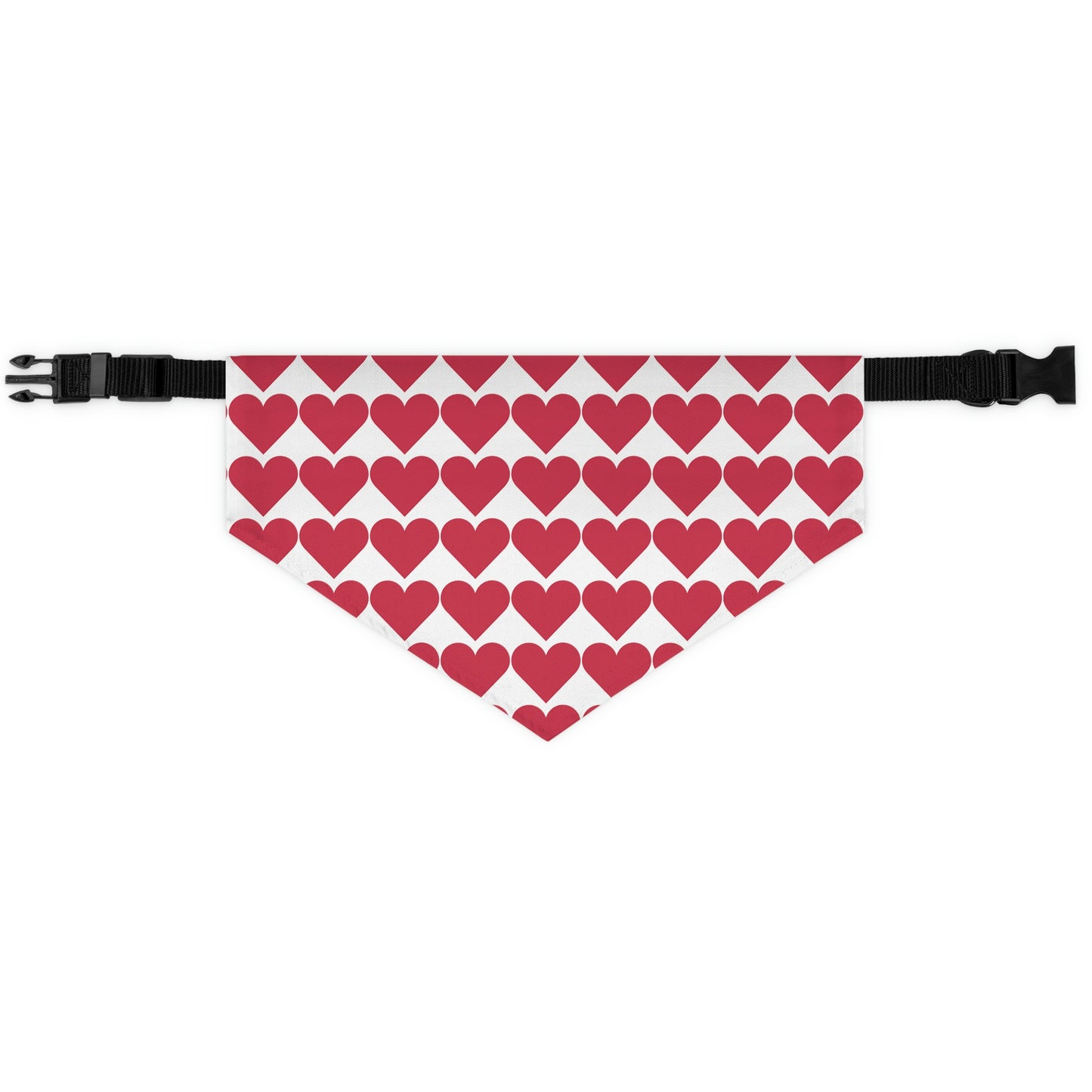 Red Heart - Pet Bandana Collar ~ Sharon Dawn Collection