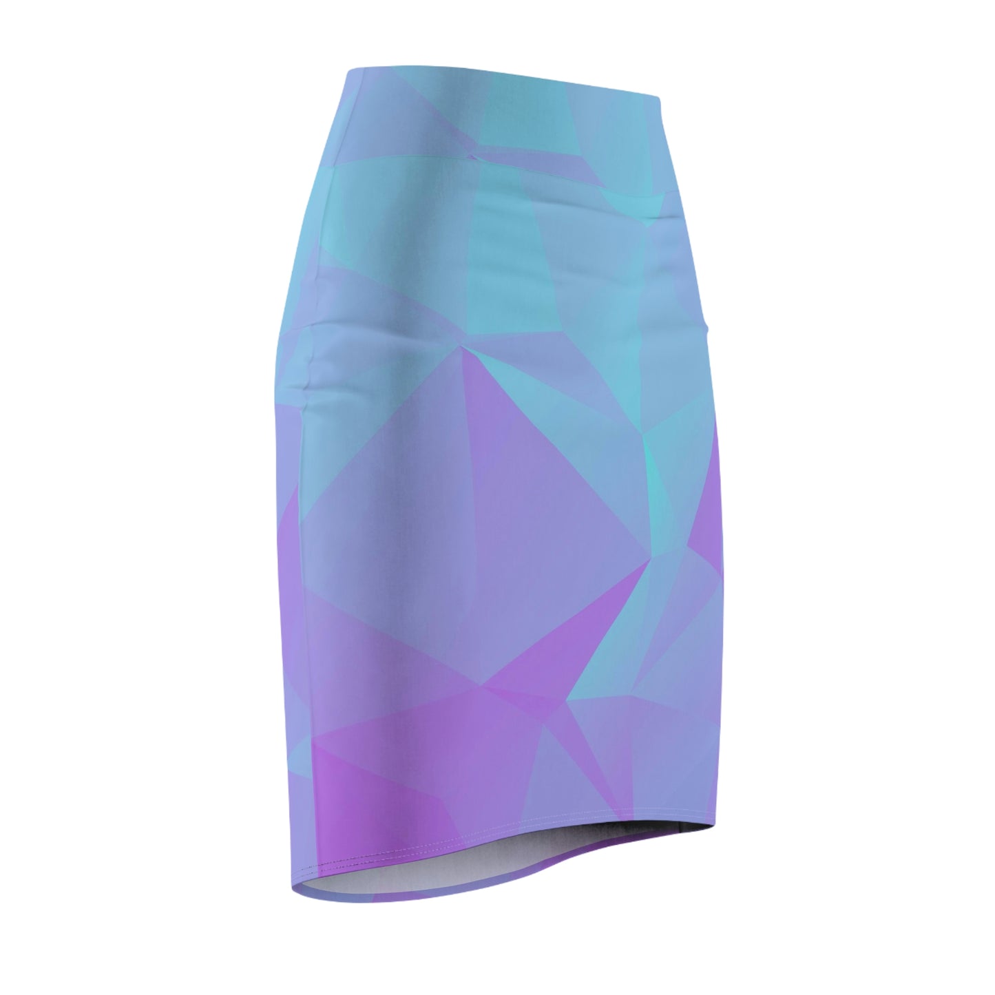 Blue Triangle - Women's Pencil Skirt (AOP) ~ Sharon Dawn Collection