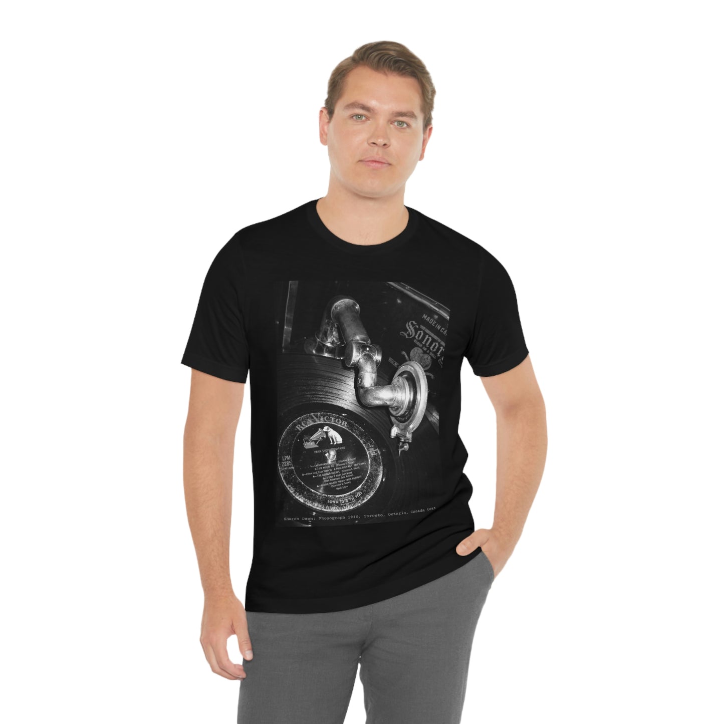 Phonograph 1910 - Unisex Jersey Short Sleeve Tee ~ Sharon Dawn Collection
