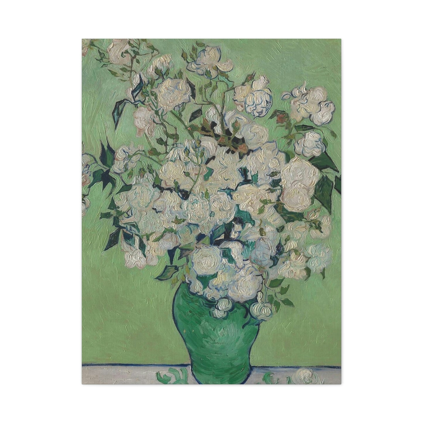 Roses - Vincent Van Gogh - 1890 - Classic Canvas