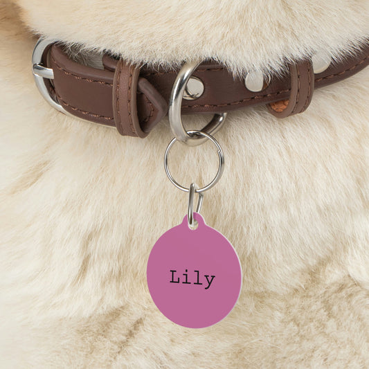 Pink Customizable - Pet Tag ~ Sharon Dawn Collection