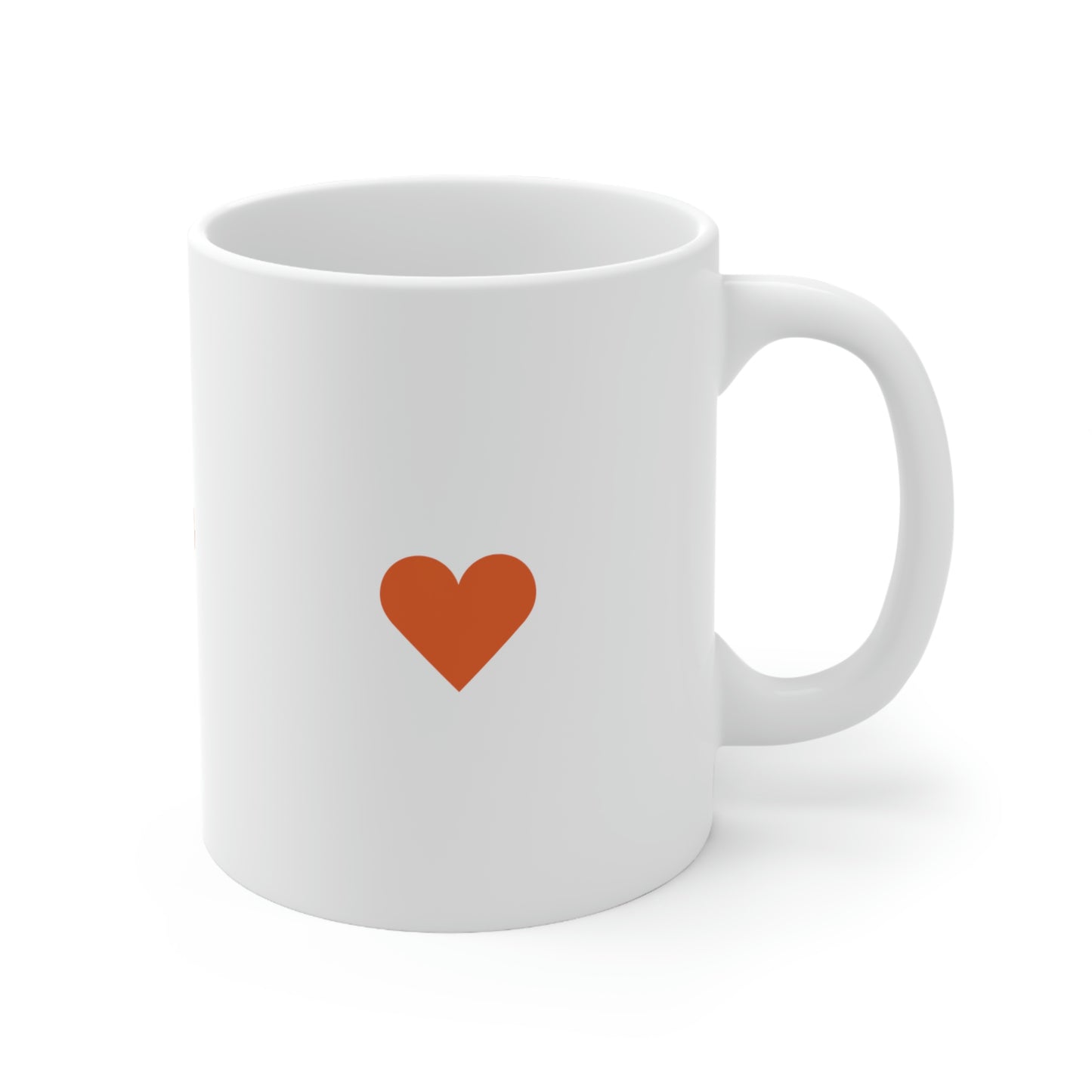 Red Heart - Ceramic Mug 11oz ~ Sharon Dawn Collection
