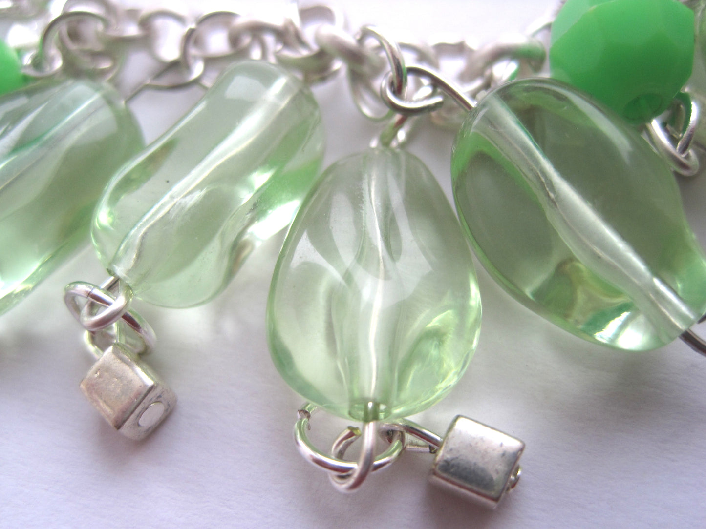 Green Charming Bracelet ~ Sharon Dawn Collection