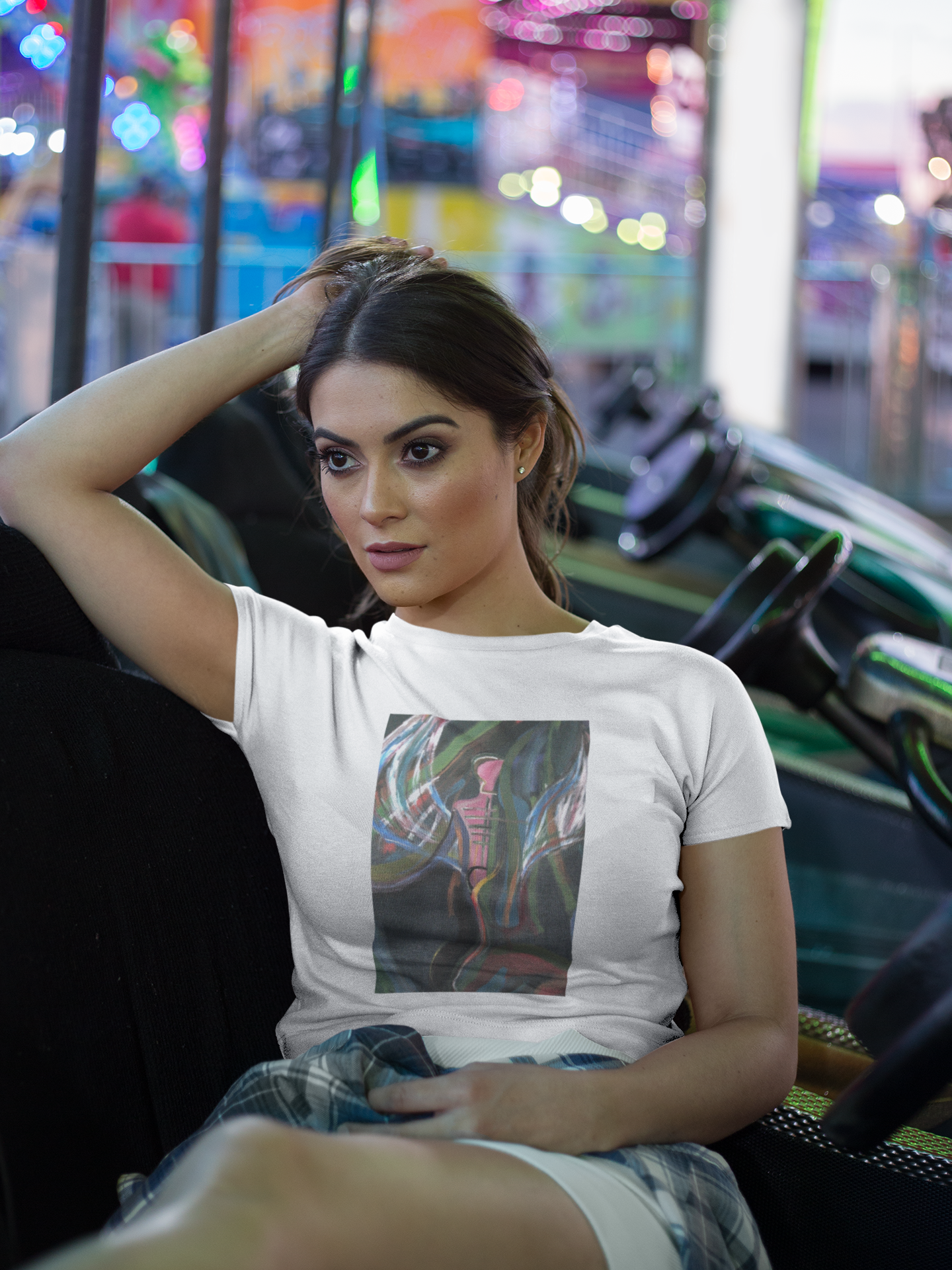 Angel - Women's Midweight Cotton Tee ~ Sharon Dawn Collection