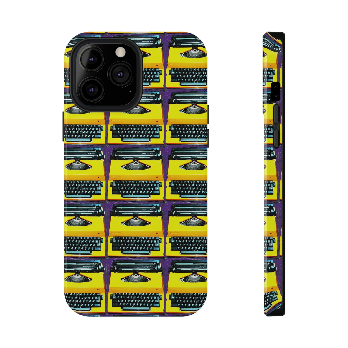 Yellow Typewriter - Impact-Resistant Cases - Phone Case ~ Sharon Dawn Collection -Limited Edition