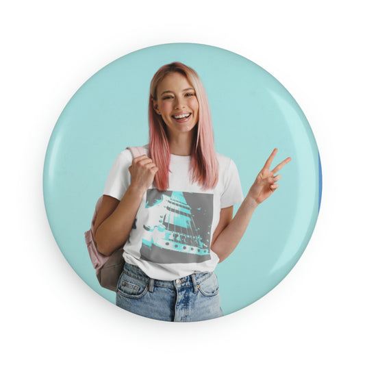 Custom Photo - Button Magnet, Round ~ Sharon Dawn Collection