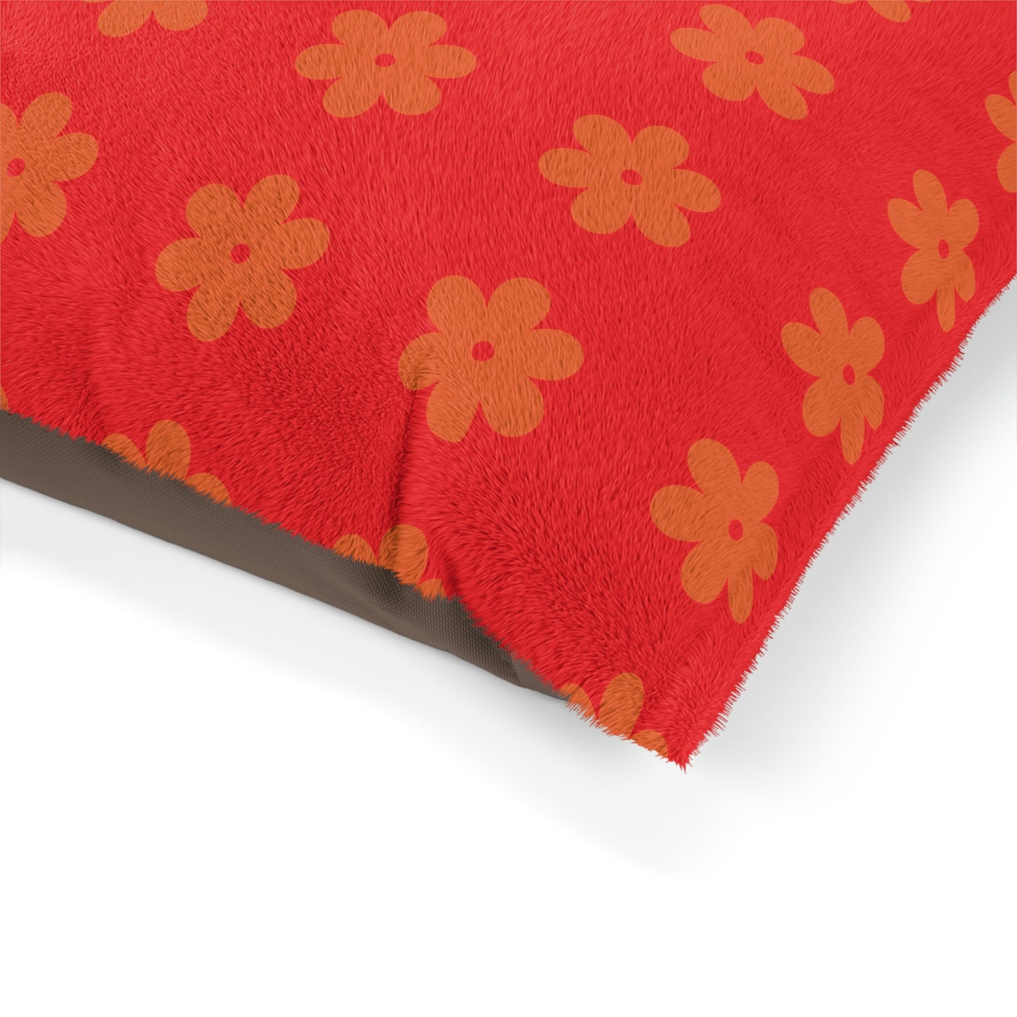 Orange Flower - Pet Bed ~ Sharon Dawn Collection