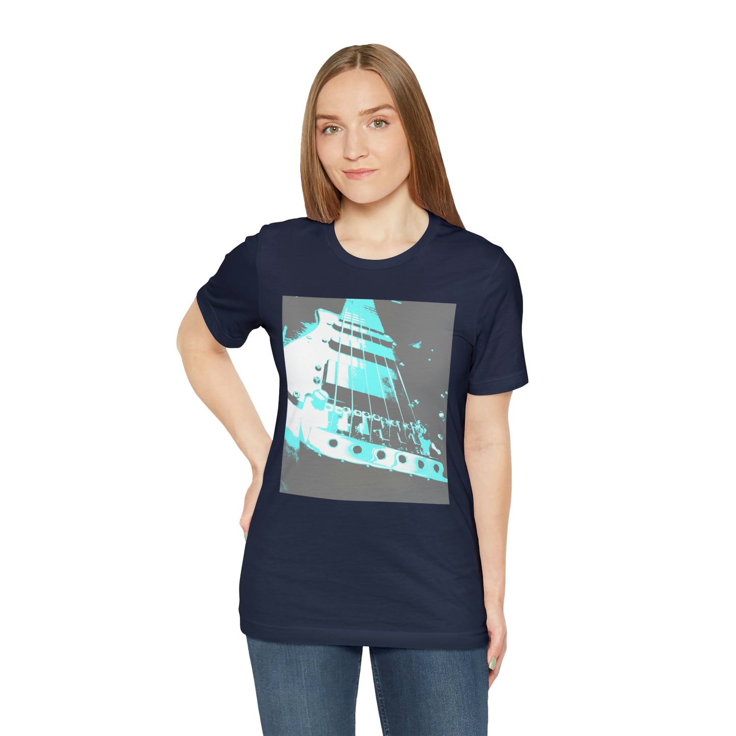 Blue Guitar - Unisex Jersey Short Sleeve Tee ~ Sharon Dawn Collection