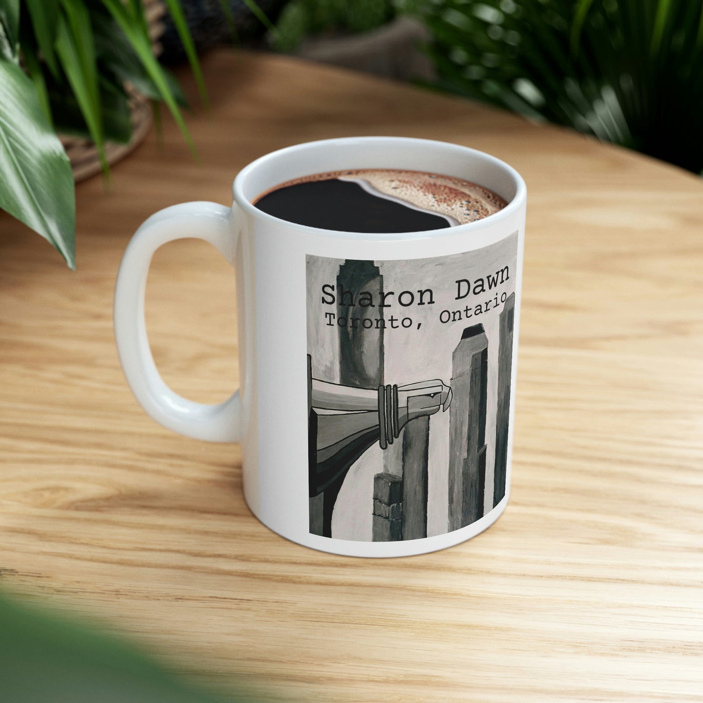 Chrysler Building NYC - Painting - Ceramic Mug 11oz ~ Sharon Dawn Collection - Limited Edition