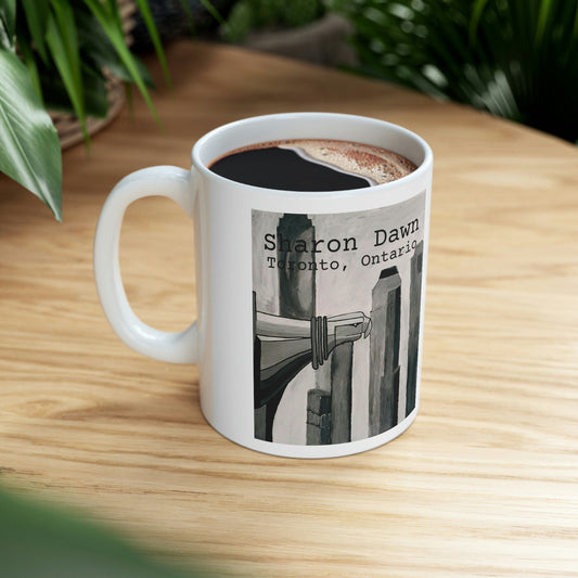 Chrysler Building NYC - Painting - Ceramic Mug 11oz ~ Sharon Dawn Collection - Limited Edition