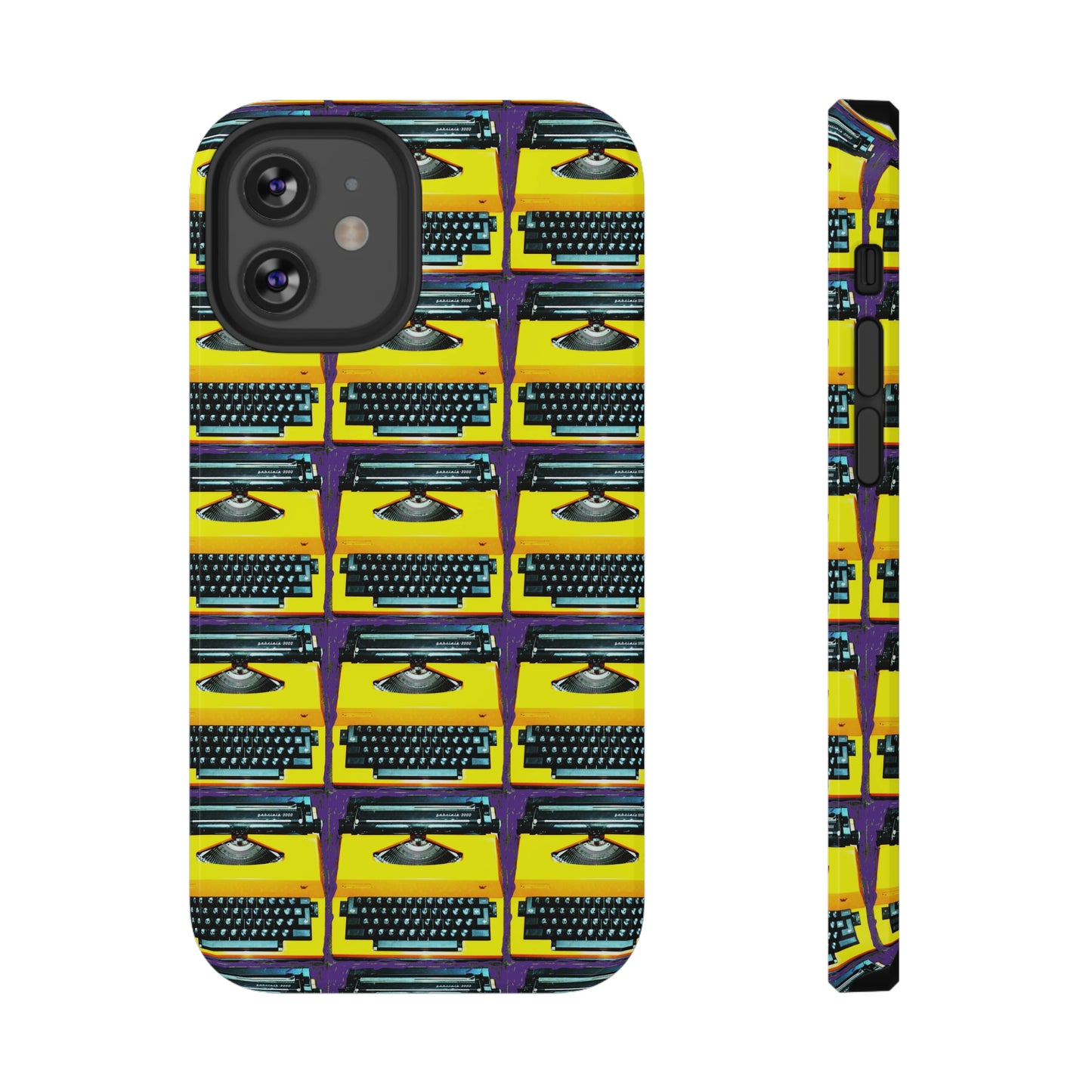 Yellow Typewriter - Impact-Resistant Cases - Phone Case ~ Sharon Dawn Collection -Limited Edition