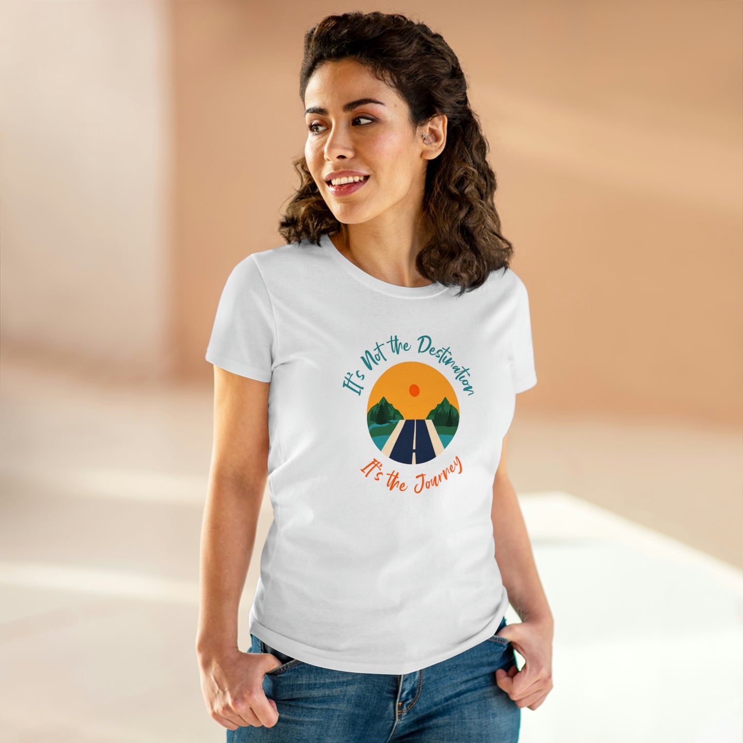 Journey - Women's Midweight Cotton Tee ~ Sharon Dawn Collection