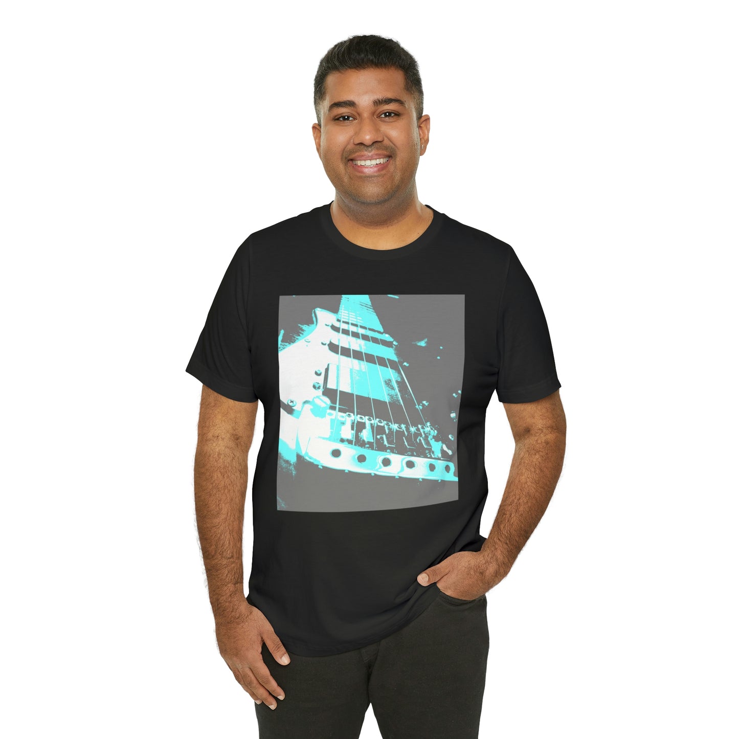 Blue Guitar - Unisex Jersey Short Sleeve Tee ~ Sharon Dawn Collection