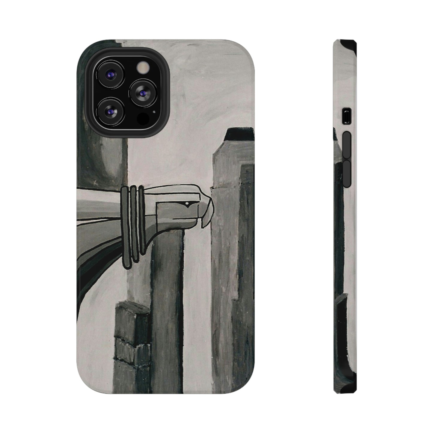Chrysler Building Painting - Phone Case - Impact-Resistant Cases ~ Sharon Dawn Collection
