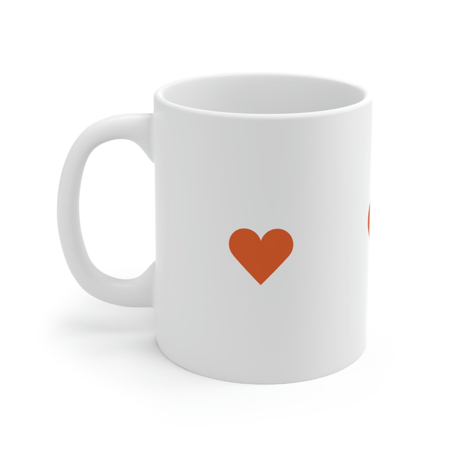 Red Heart - Ceramic Mug 11oz ~ Sharon Dawn Collection