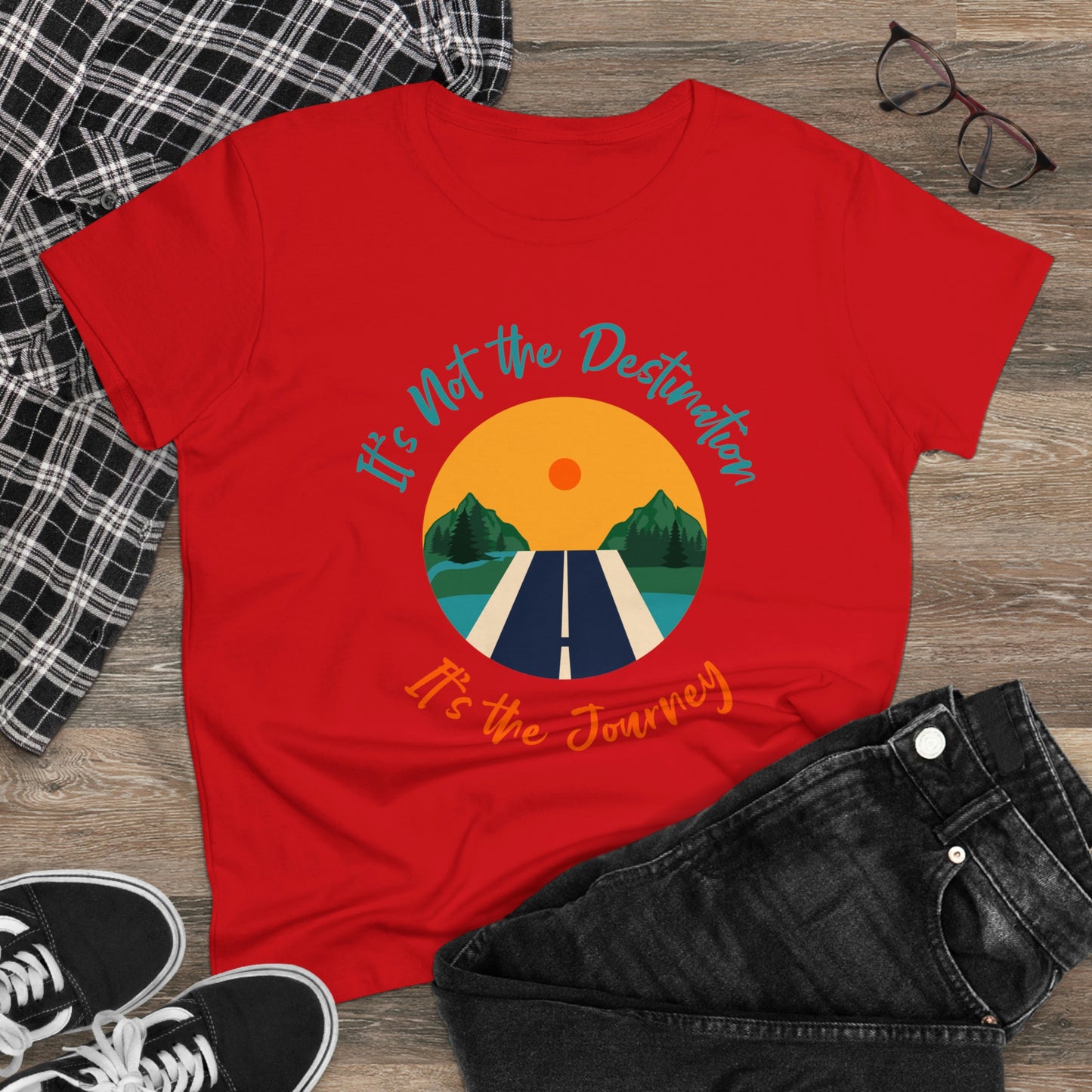 Journey - Women's Midweight Cotton Tee ~ Sharon Dawn Collection