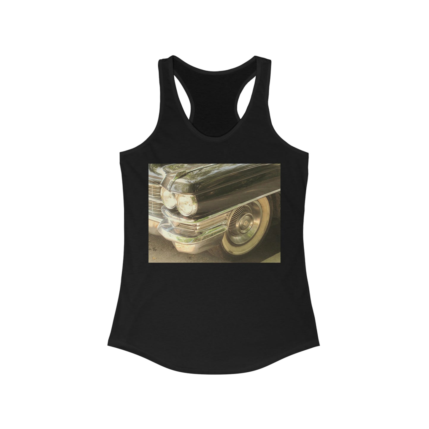 Vintage Car on a Summer Day - Women's Ideal Racerback Tank ~ Sharon Dawn Collection