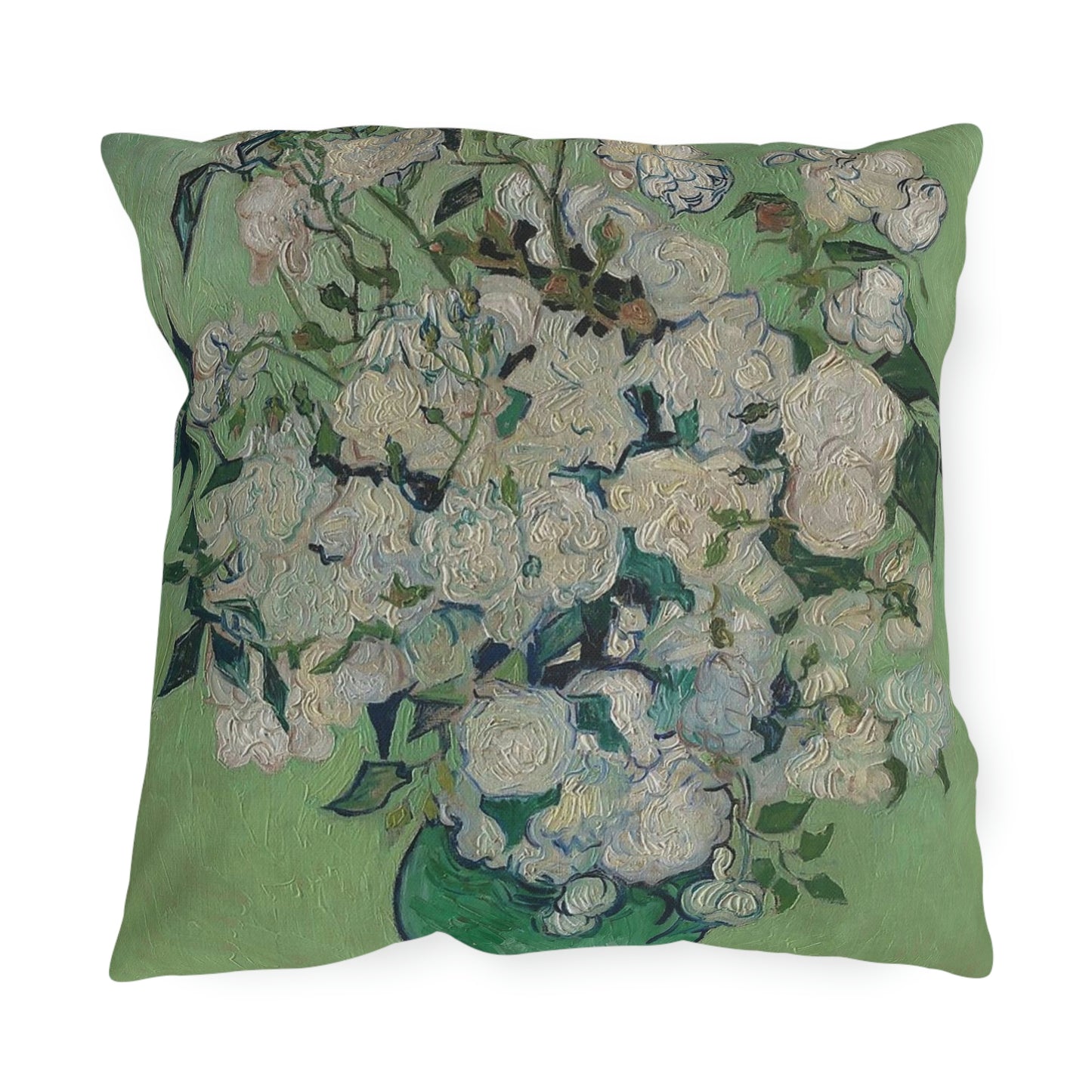 Roses - Vincent Van Gogh - 1890 - Outdoor Pillows