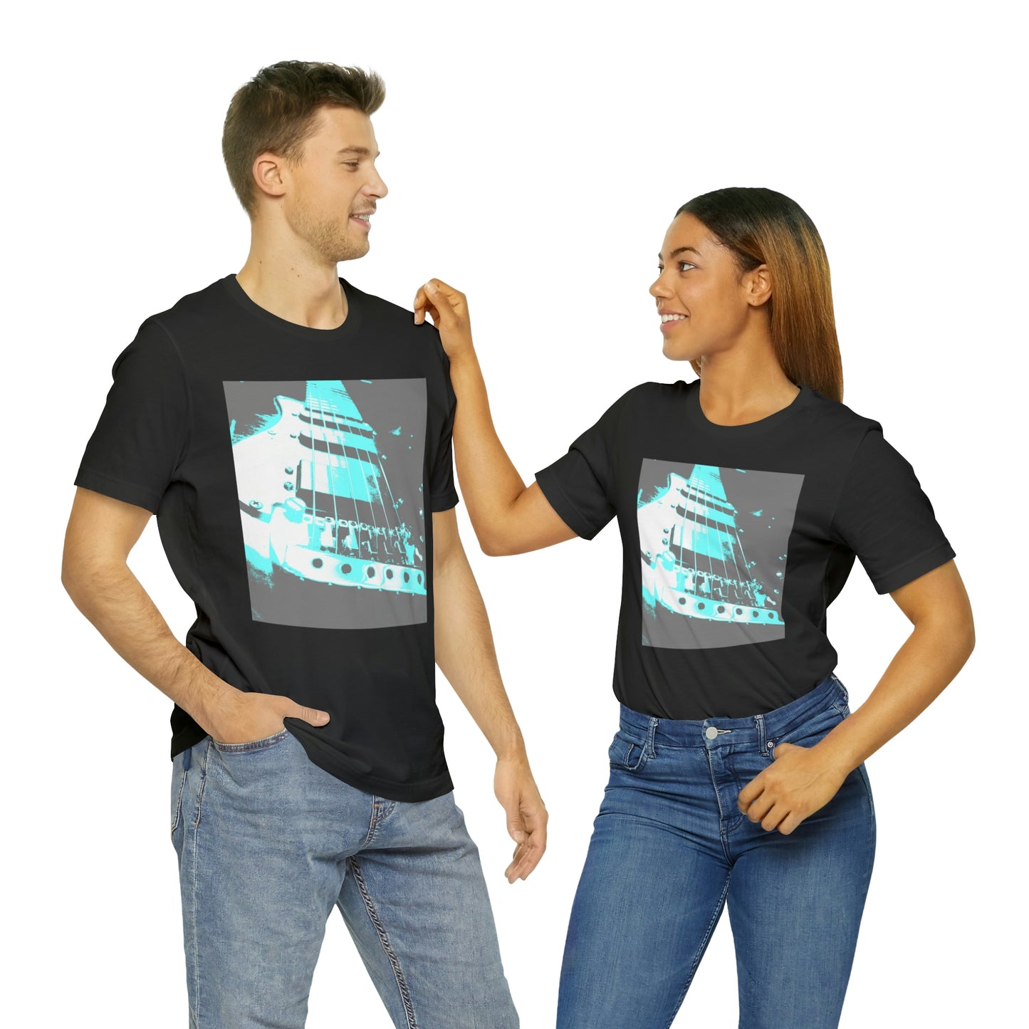 Blue Guitar - Unisex Jersey Short Sleeve Tee ~ Sharon Dawn Collection