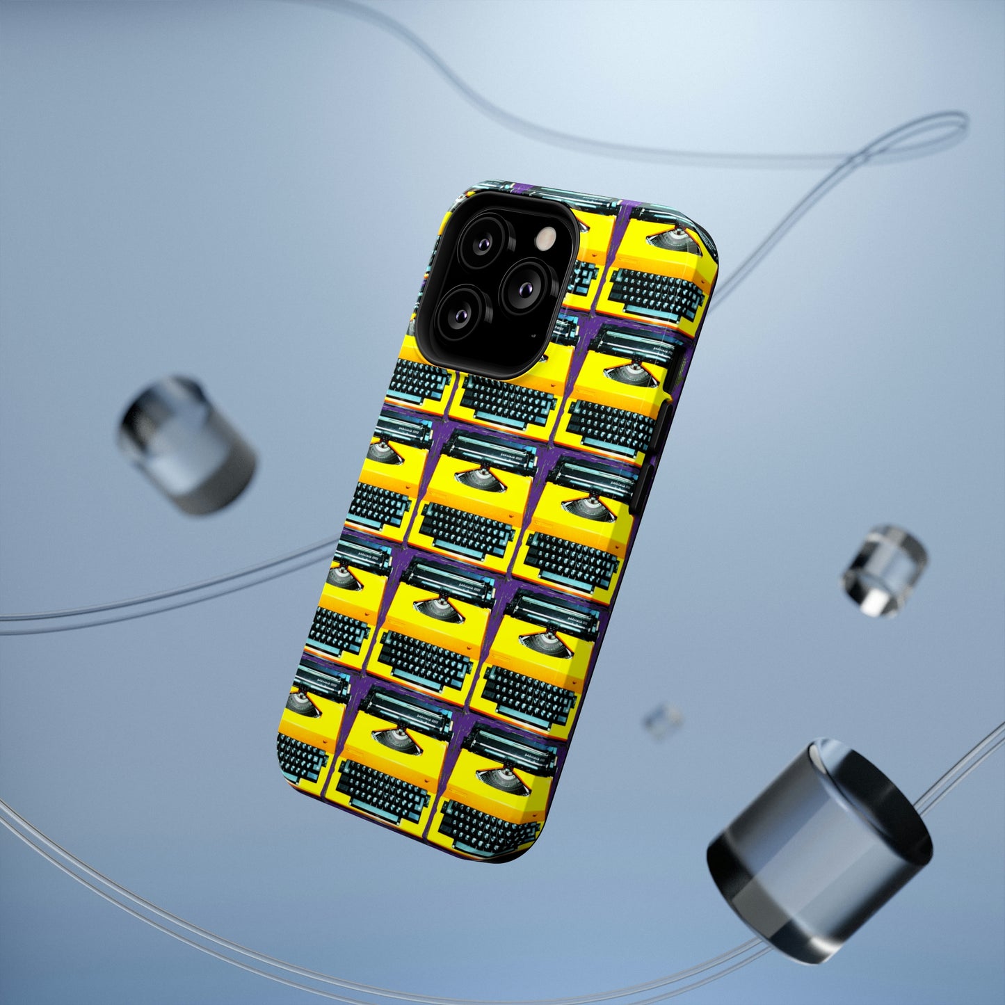 Yellow Typewriter - Impact-Resistant Cases - Phone Case ~ Sharon Dawn Collection -Limited Edition