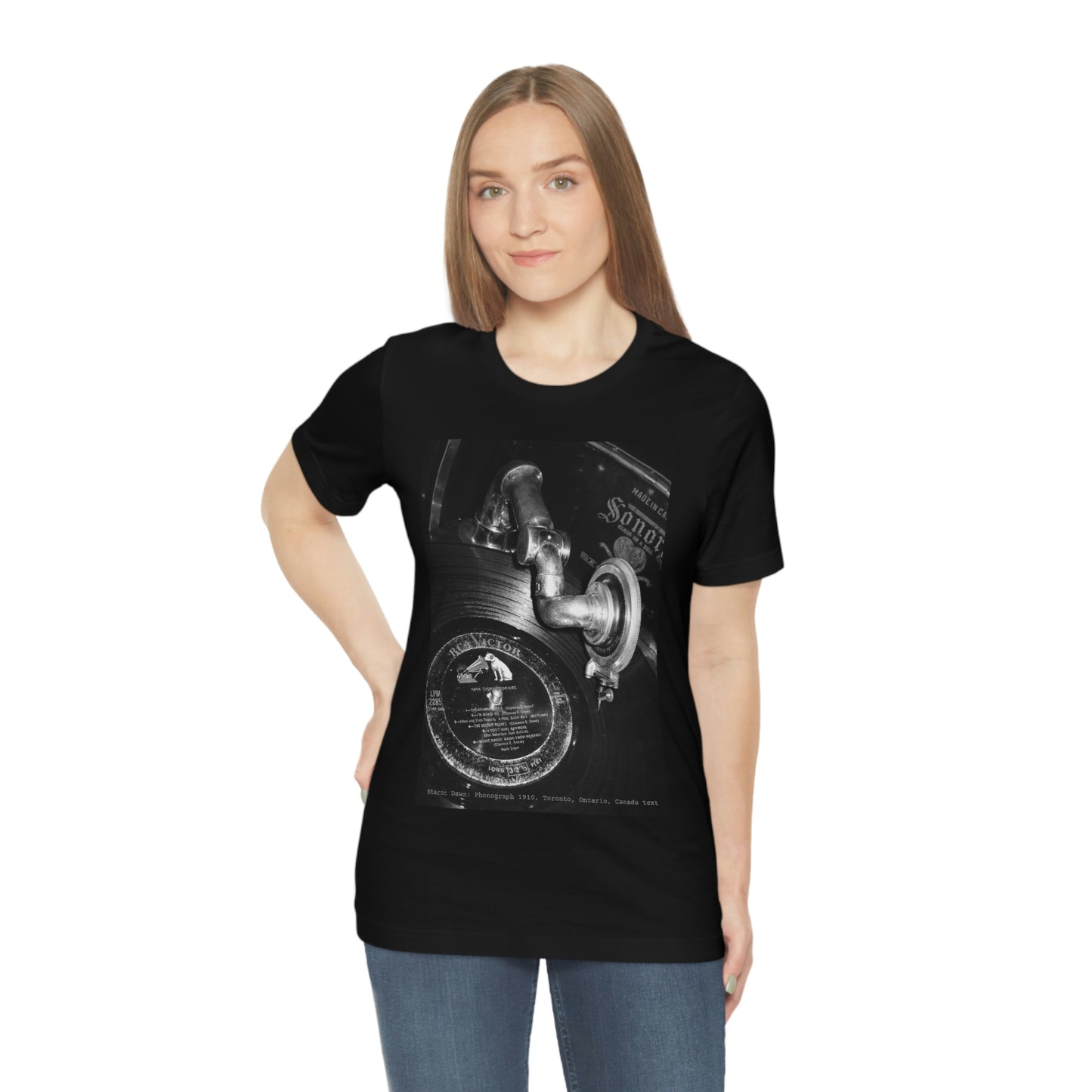 Phonograph 1910 - Unisex Jersey Short Sleeve Tee ~ Sharon Dawn Collection