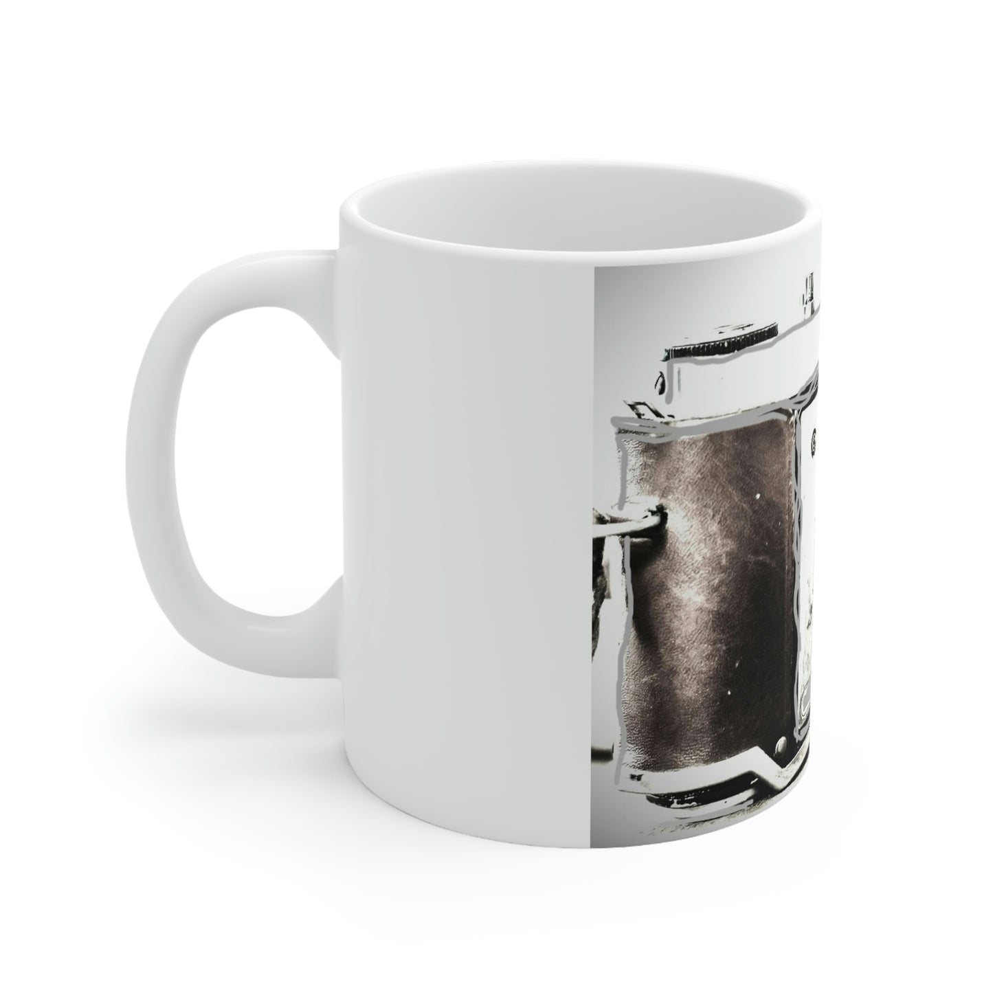 Vintage Camera Black & White - Ceramic Mug 11oz ~ Limited Edition