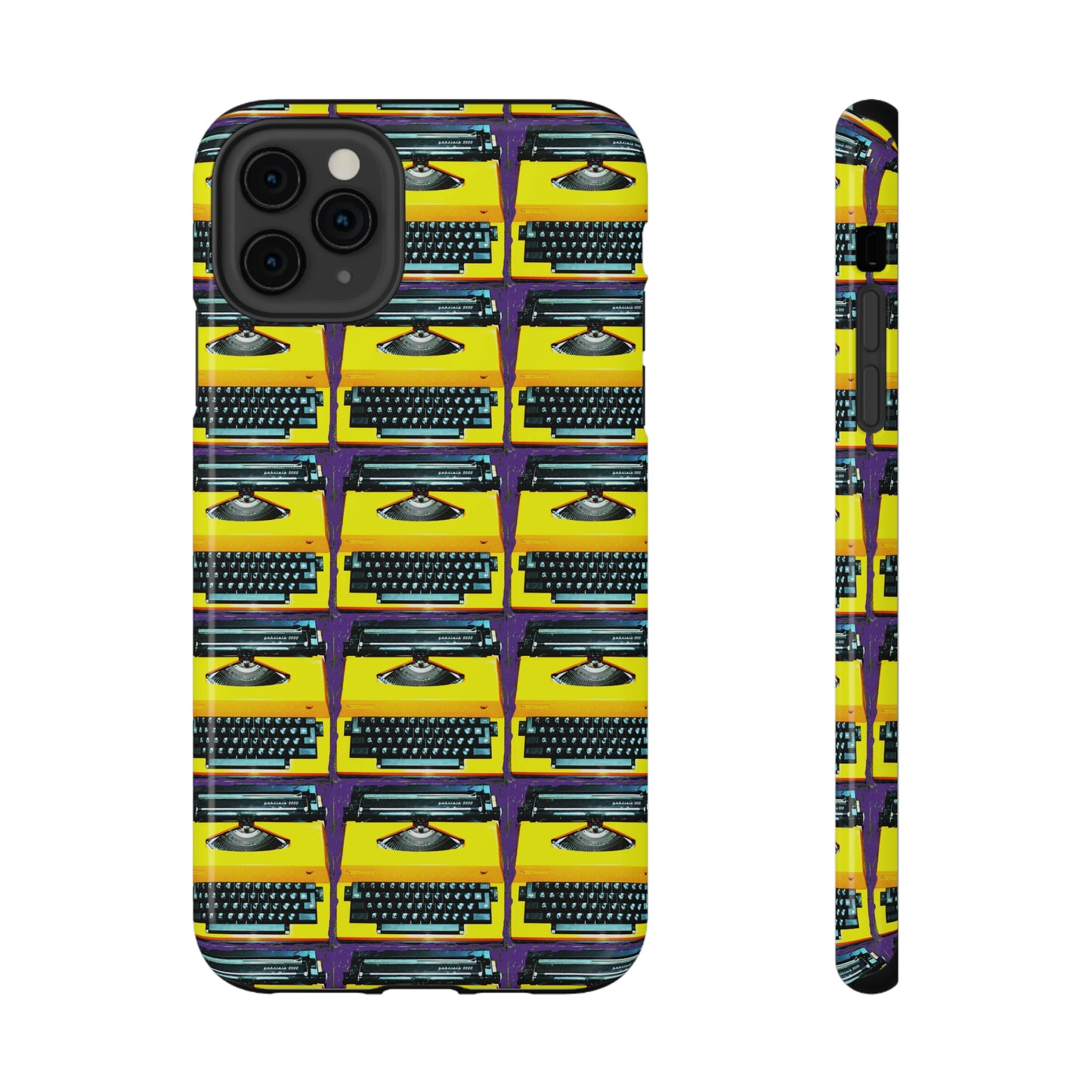 Yellow Typewriter - Impact-Resistant Cases - Phone Case ~ Sharon Dawn Collection -Limited Edition