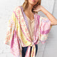 Multicolor Boho Ethnic Patchwork Open Kimono ~ Made in Los Angeles