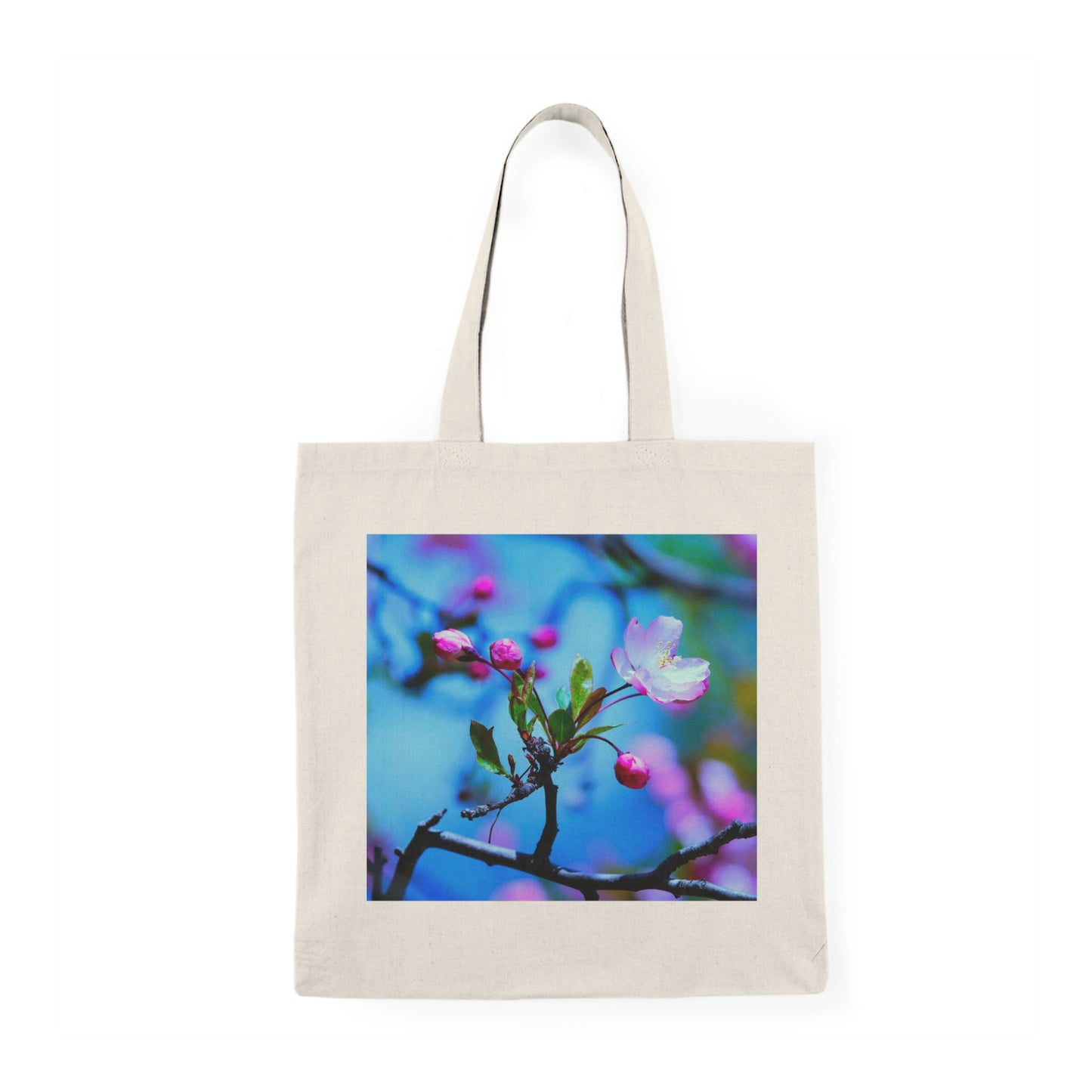 Cherry Blossoms - Natural Tote Bag ~ Sharon Dawn Collection
