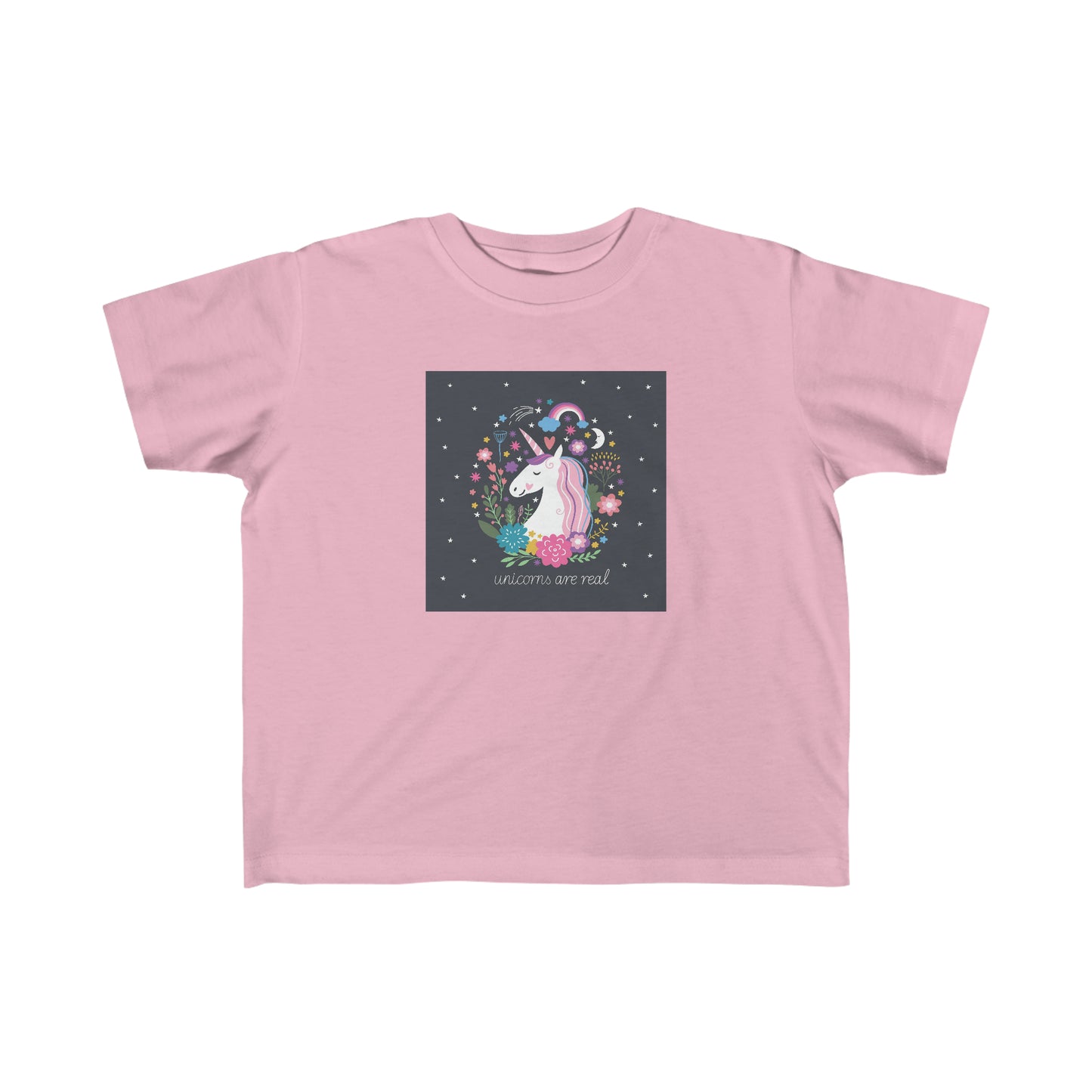 Unicorns are Real - (2T-4T) - Toddler's Fine Jersey Tee ~ Sharon Dawn Collection