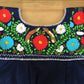 Maxi Isidra, Hand Embroidered Mexican Loose Dress ~ Made in Mexico