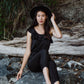 Amelia Jumpsuit | Black | 100% Rayon (Sizes: XS-XL) ~ Made in Bali/Designed in Victoria, BC