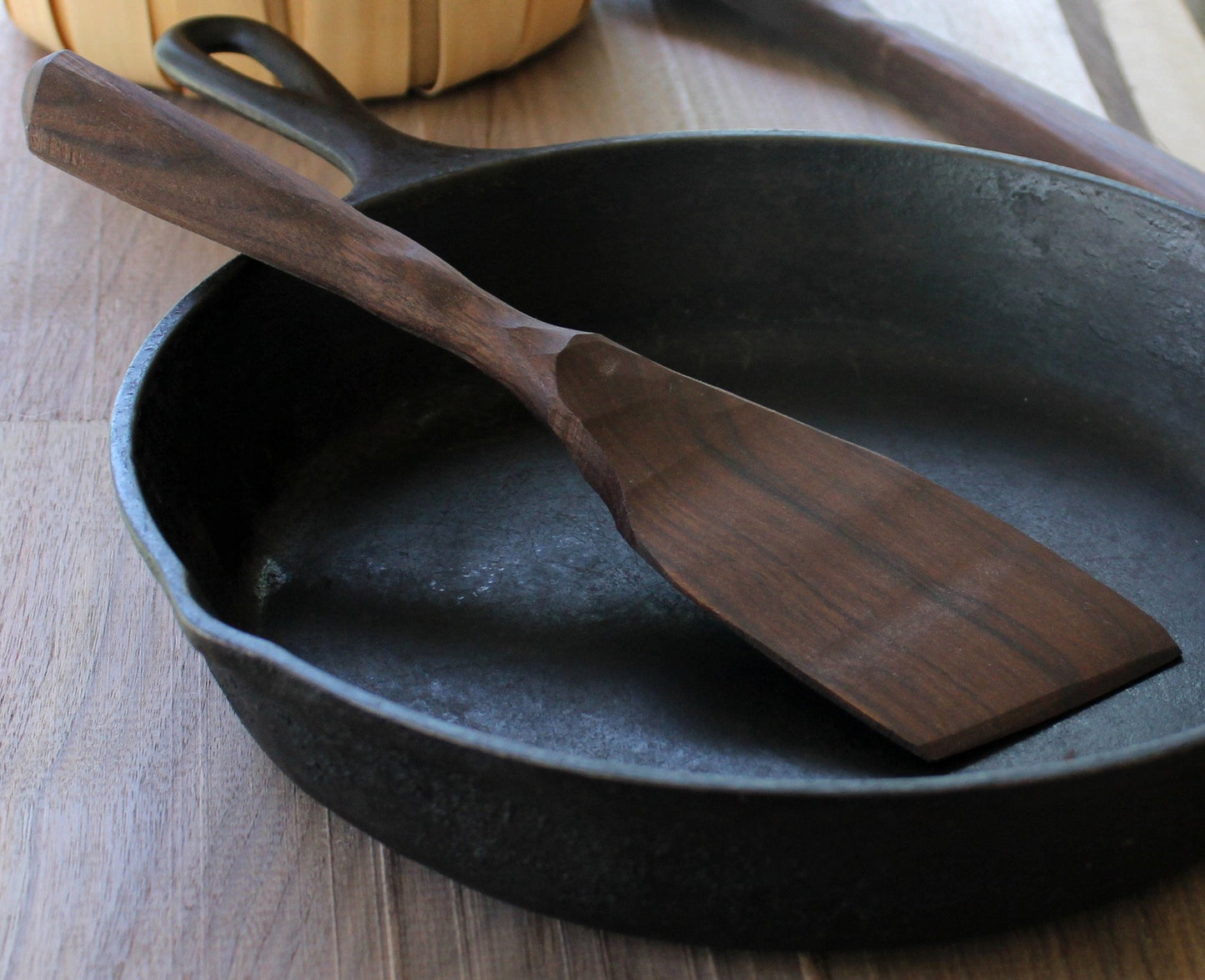 Spatula / Turner - Cherry or Walnut Wood - premium long-lasting utensils - ethically harvested (Sale Price: Cherry $45.05 Walnut $47.60 CAD)