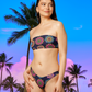 Kaleidoscope Mandala - Recycled bandeau bikini (2XS - 6XL) ~ Sharon Dawn Collection