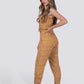 Chloe Jumpsuit | Yellow Polka Dot | 100% Rayon ~ Made in Bali/Designed in Victoria, BC