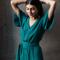 Keandra Dress | Emerald | 100% Rayon - Made in Bali/Designed in Victoria, BC