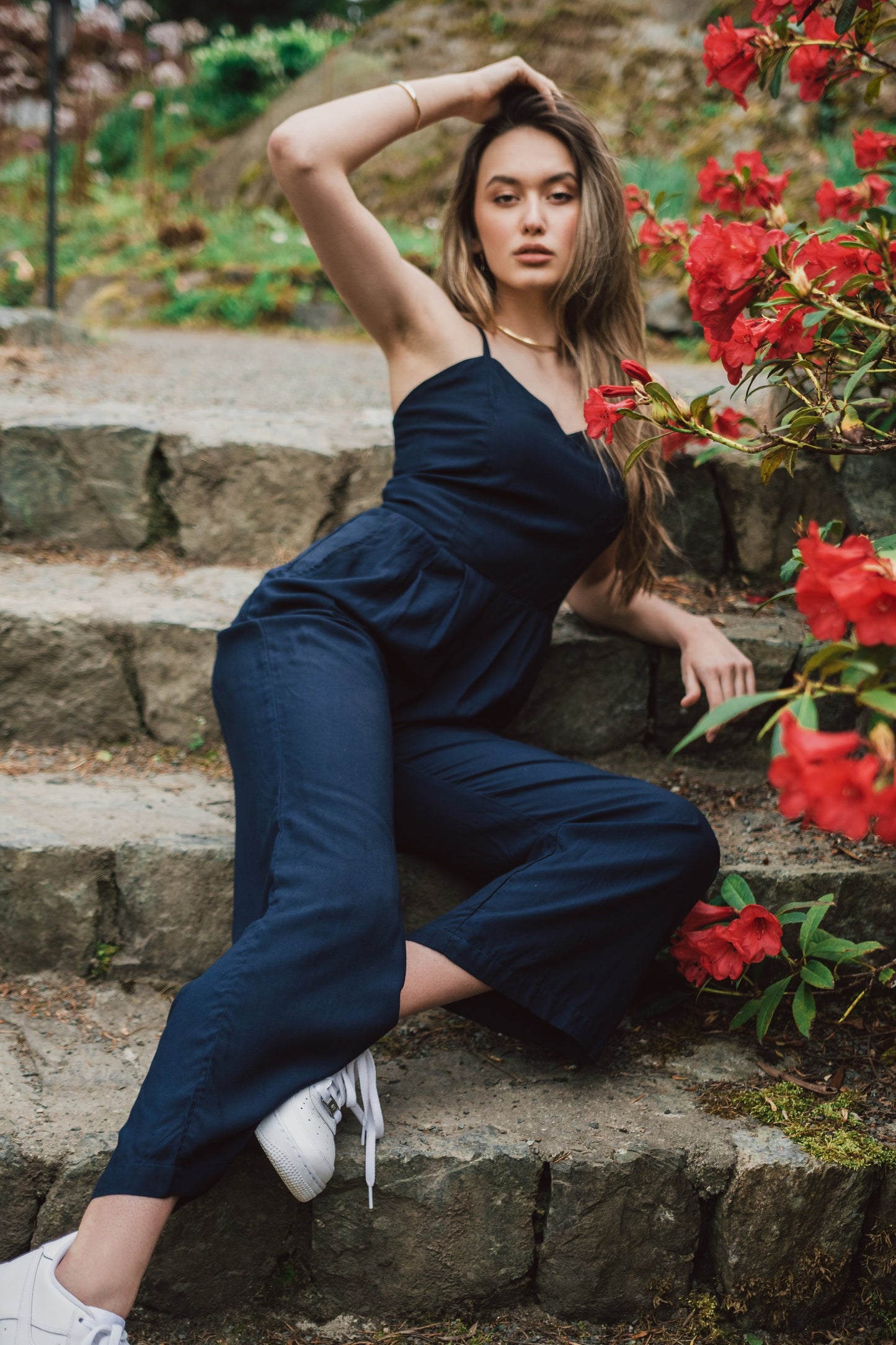 Joey Jumpsuit | Navy Blue