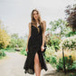Daria Linen Dress | Black - Made in Bali/Designed in Victoria, BC