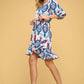 Paisley Print Dress with Ruffle Hem ~ Made in USA (Sizes: S-3X)